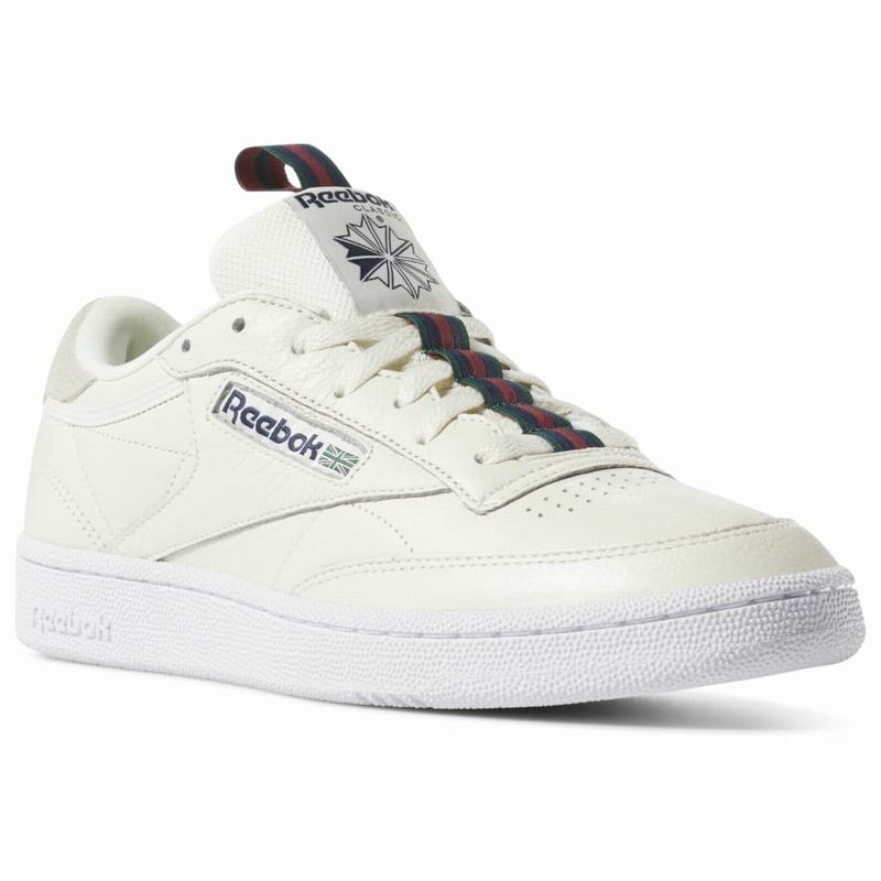 Tenisi Reebok Club C 85 Barbati Albi Romania LQ6874YC